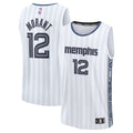 Ja Morant Memphis Grizzlies 2025/26 City Edition Fast Break Jersey - White Basketball TJS0161