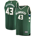 Thanasis Antetokounmpo Milwaukee Bucks Fast Break Replica Player Jersey - Icon Edition - Hunter Green Basketball TJS0252