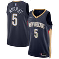 Dejounte Murray New Orleans Pelicans Unisex 2024 Offseason Addition Swingman Jersey - Navy Basketball TJS0293