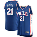 Joel Embiid Philadelphia 76ers Fast Break Replica Player Jersey - Icon Edition - Royal Basketball TJS0244