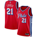 Joel Embiid Philadelphia 76ers Jordan Brand Unisex Swingman Jersey - Statement Edition - Red Basketball TJS0154