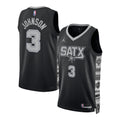 Keldon Johnson San Antonio Spurs Jordan Brand Unisex Swingman Jersey - Statement Edition - Black Basketball TJS0174