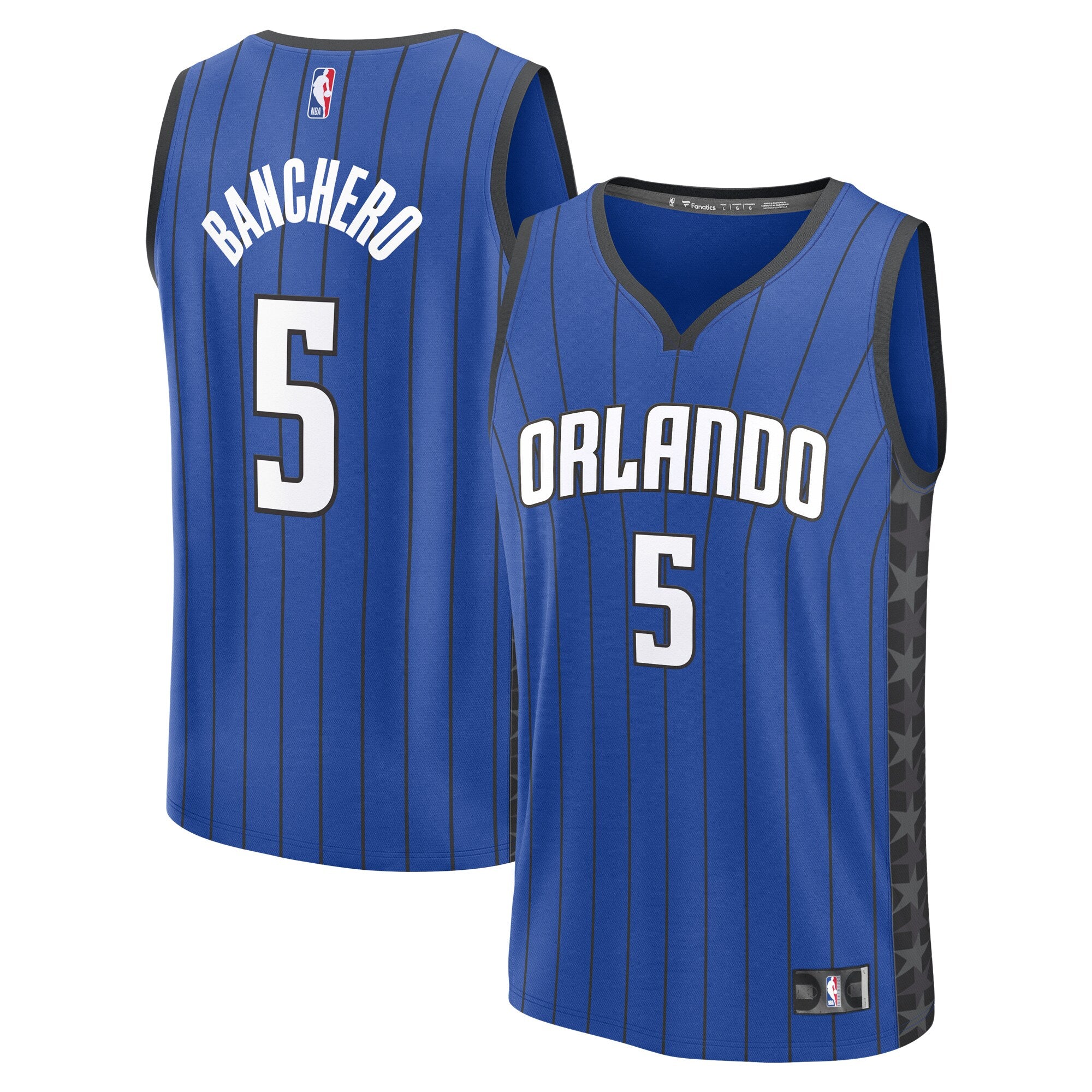 Paolo Banchero Orlando Magic Fast Break Replica Player Jersey - Statement Edition - Blue Basketball TJS0248