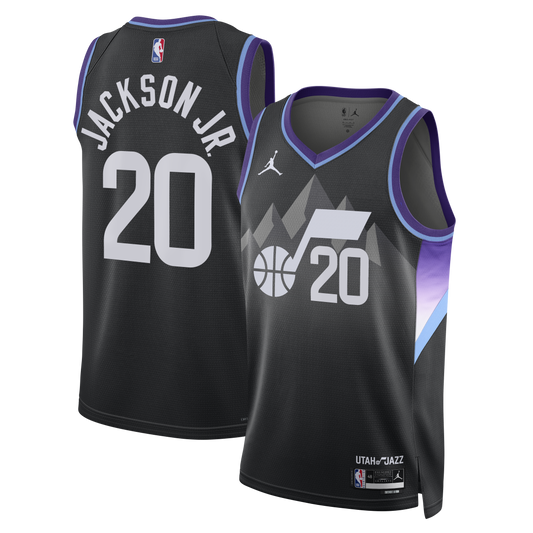Jaren Jackson Jr. Utah Jazz Jordan Brand Unisex Swingman Jersey - Statement Edition - Black Basketball TJS0207