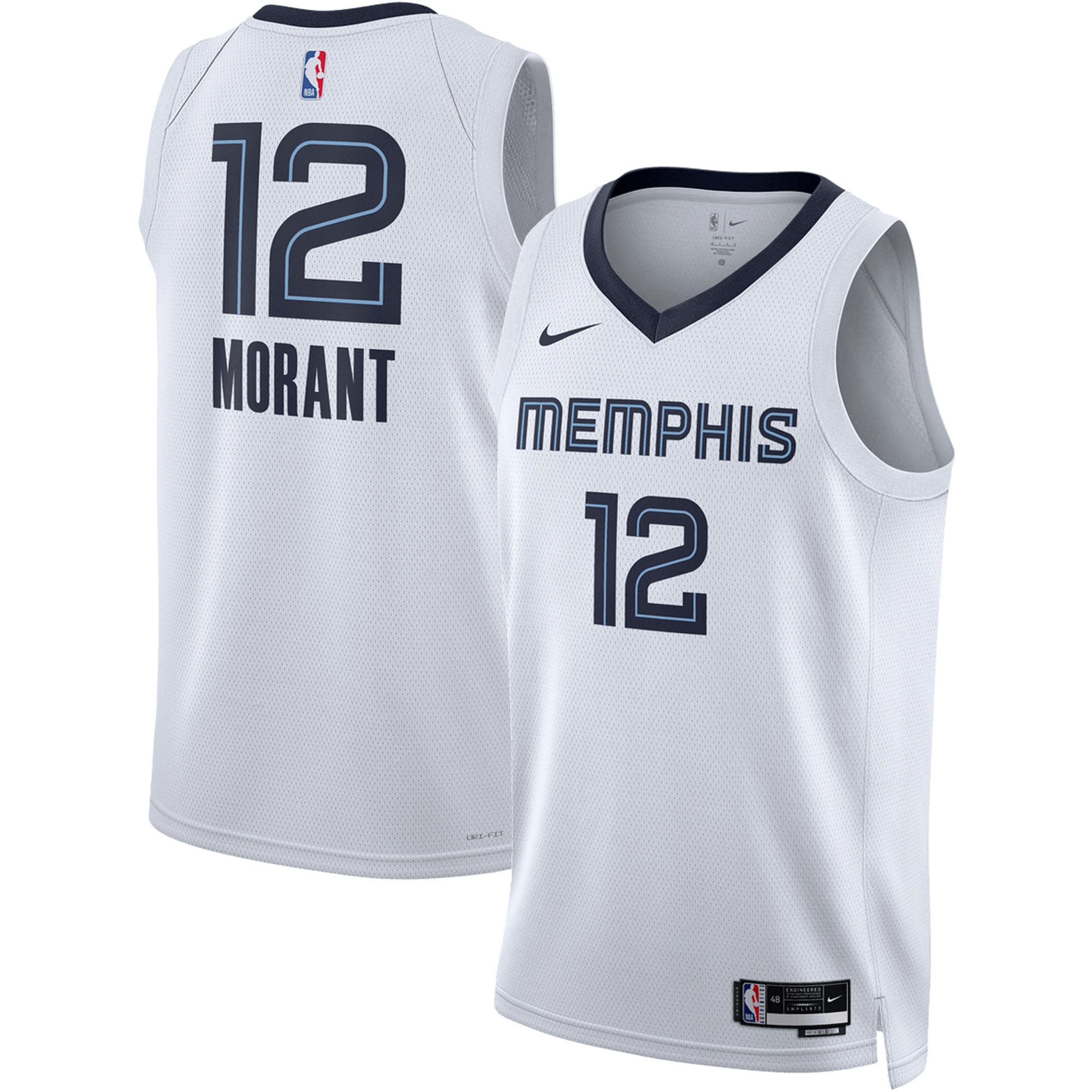 Ja Morant Memphis Grizzlies Unisex Swingman Jersey - Association Edition - White Basketball TJS0203