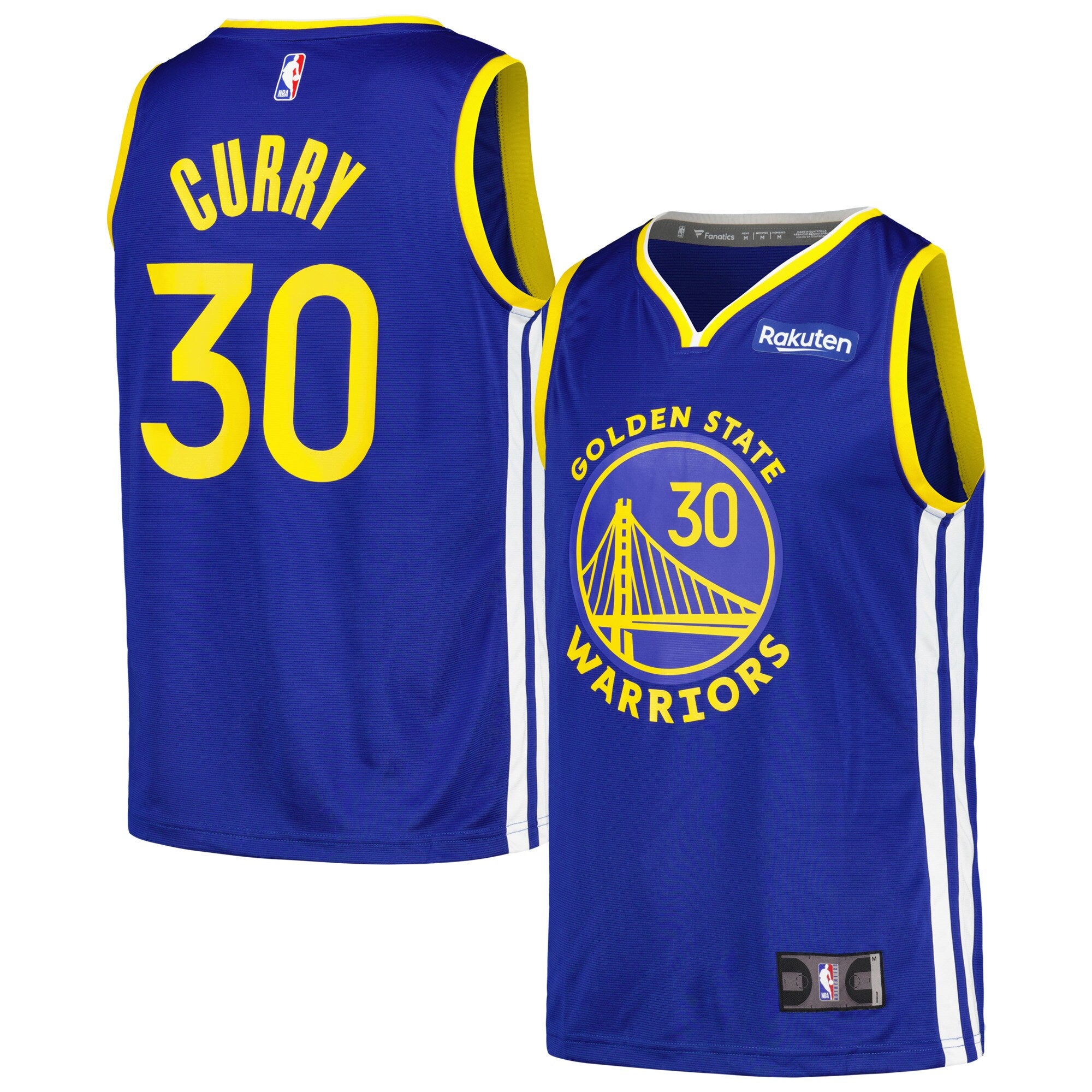 Stephen Curry Golden State Warriors Fast Break Player Badge Jersey - Royal Basketball TJS0176