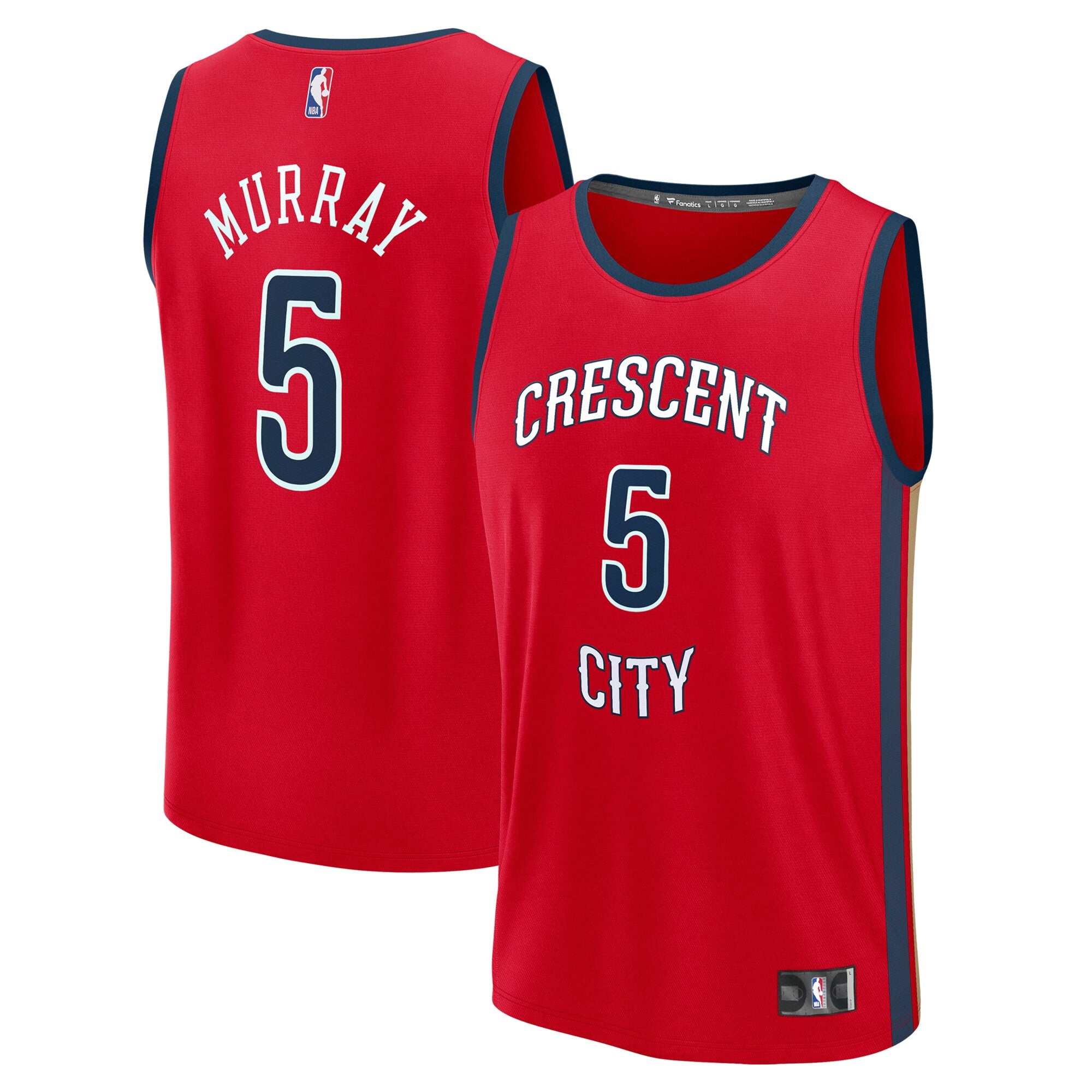 Dejounte Murray New Orleans Pelicans Fast Break Replica Player Jersey - Statement Edition - Red Basketball TJS0258