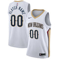 New Orleans Pelicans 2020/21 Swingman Custom Jersey - Association Edition - White Basketball TJS0229