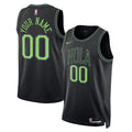 New Orleans Pelicans Unisex 2025/26 City Edition Swingman Custom Jersey - Black Basketball TJS0135