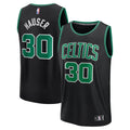 Sam Hauser Boston Celtics Fast Break Replica Player Jersey - Statement Edition - Black Basketball TJS0216