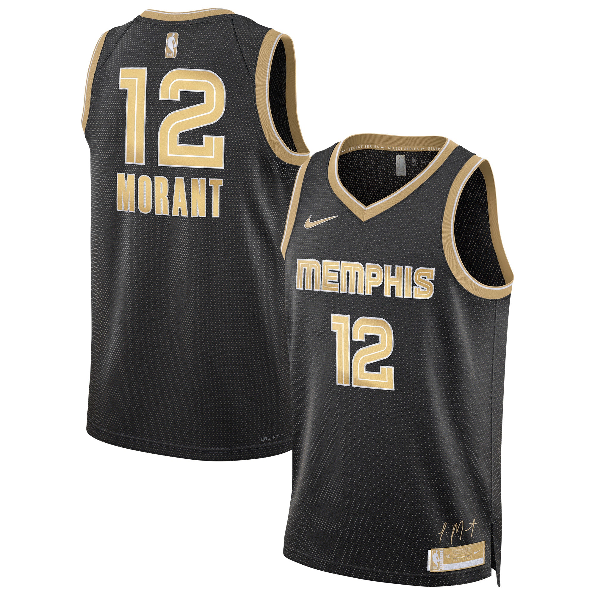 Ja Morant Memphis Grizzlies Unisex Select Series Swingman Jersey � Black Basketball TJS0211