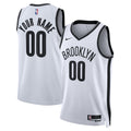 Brooklyn Nets Unisex Swingman Custom Jersey White - Association Edition Basketball TJS0147