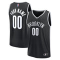 Brooklyn Nets Fast Break Custom Jersey - Icon Edition - Black Basketball TJS0129