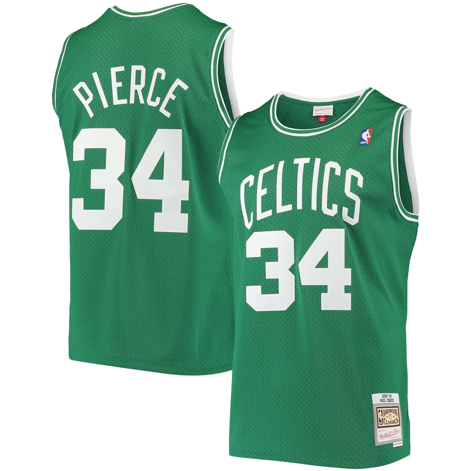 Paul Pierce Boston Celtics M & N Hardwood Classics Swingman Jersey - Kelly Green Basketball TJS0275