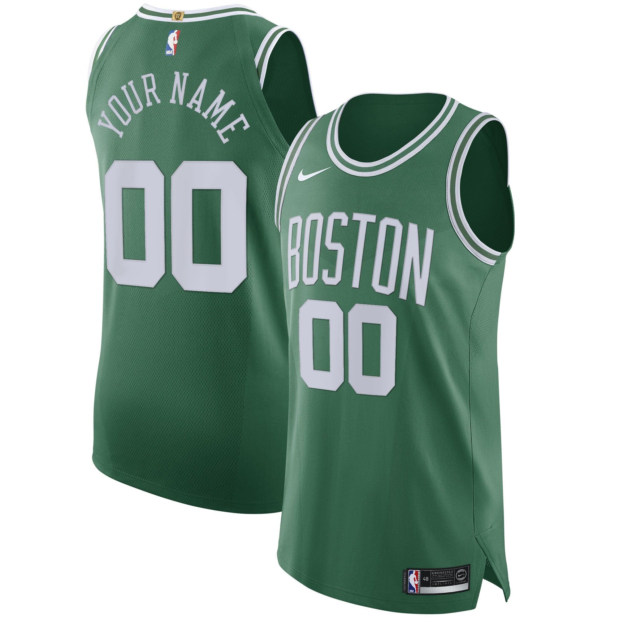 Boston Celtics 2020/21 Custom Jersey Green - Icon Edition Basketball TJS0259