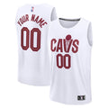 Cleveland Cavaliers Fast Break Custom Jersey - Icon Edition - White Basketball TJS0181