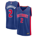 Cade Cunningham Detroit Pistons Fast Break Replica Player Jersey - Icon Edition - Blue Basketball TJS0160
