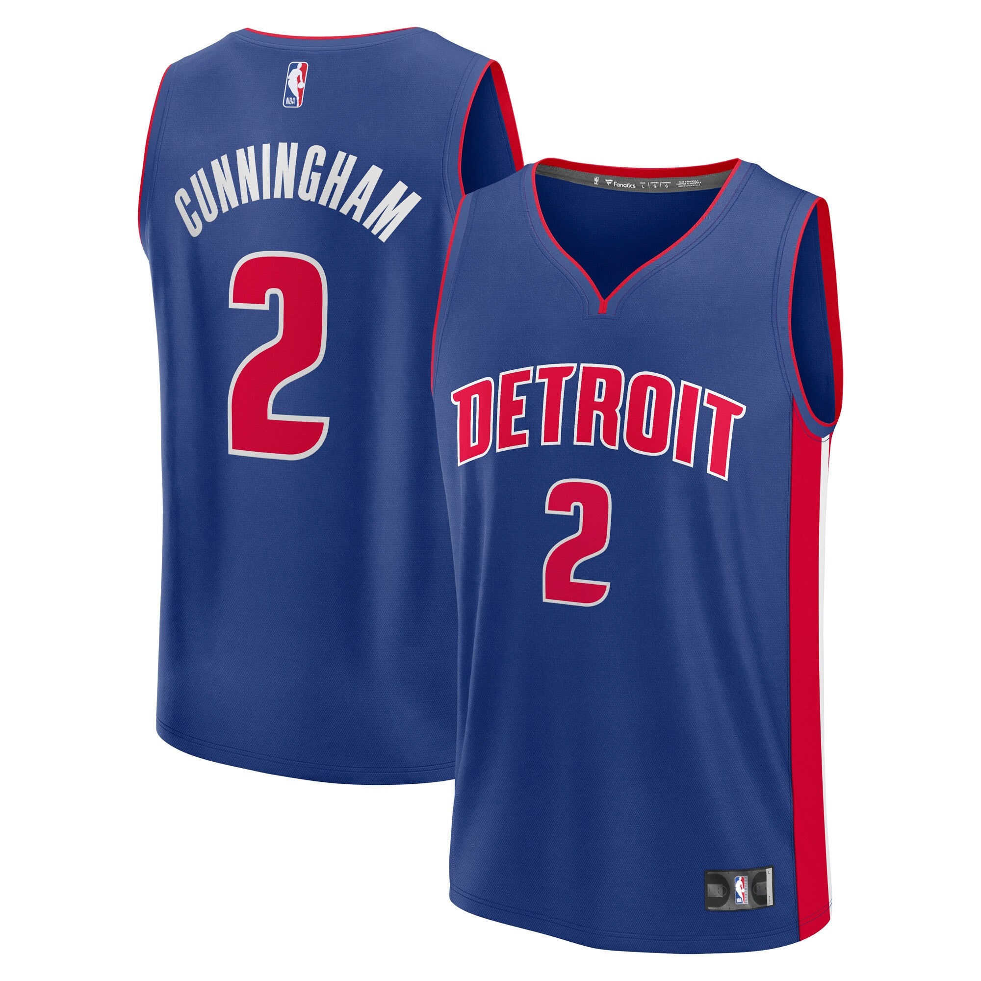 Cade Cunningham Detroit Pistons Fast Break Replica Player Jersey - Icon Edition - Blue Basketball TJS0160