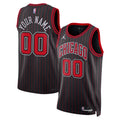 Chicago Bulls Jordan Brand Unisex Swingman Custom Jersey - Statement Edition - Black Basketball TJS0178
