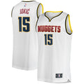 Nikola Jokic Denver Nuggets Fast Break Player Jersey - Association Edition - White Basketball TJS0210