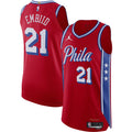 Joel Embiid Philadelphia 76ers Jordan Brand Player Jersey - Statement Edition - Red Basketball TJS0156