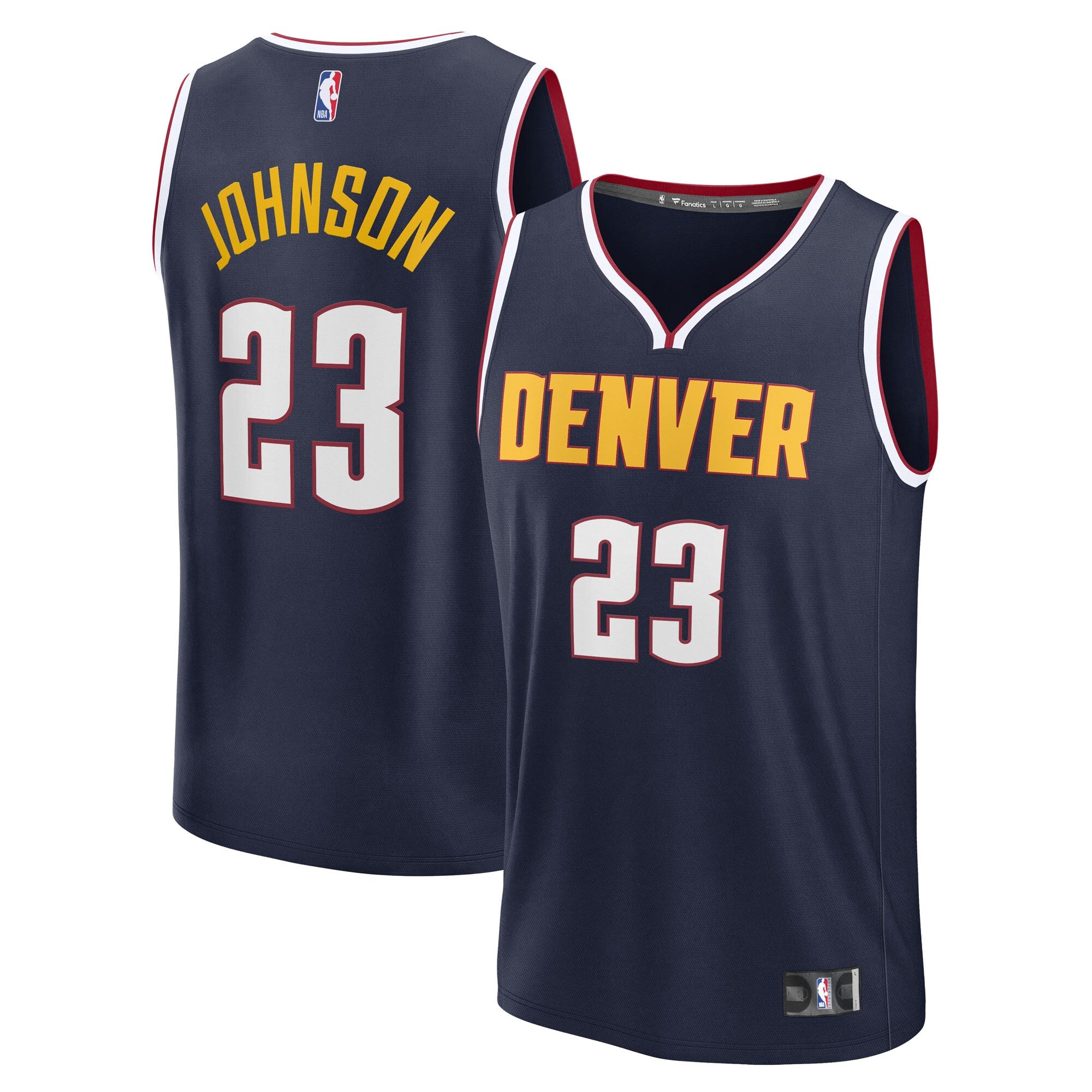 Cameron Johnson Denver Nuggets Fast Break Replica Jersey - Navy - Icon Edition Basketball TJS0219