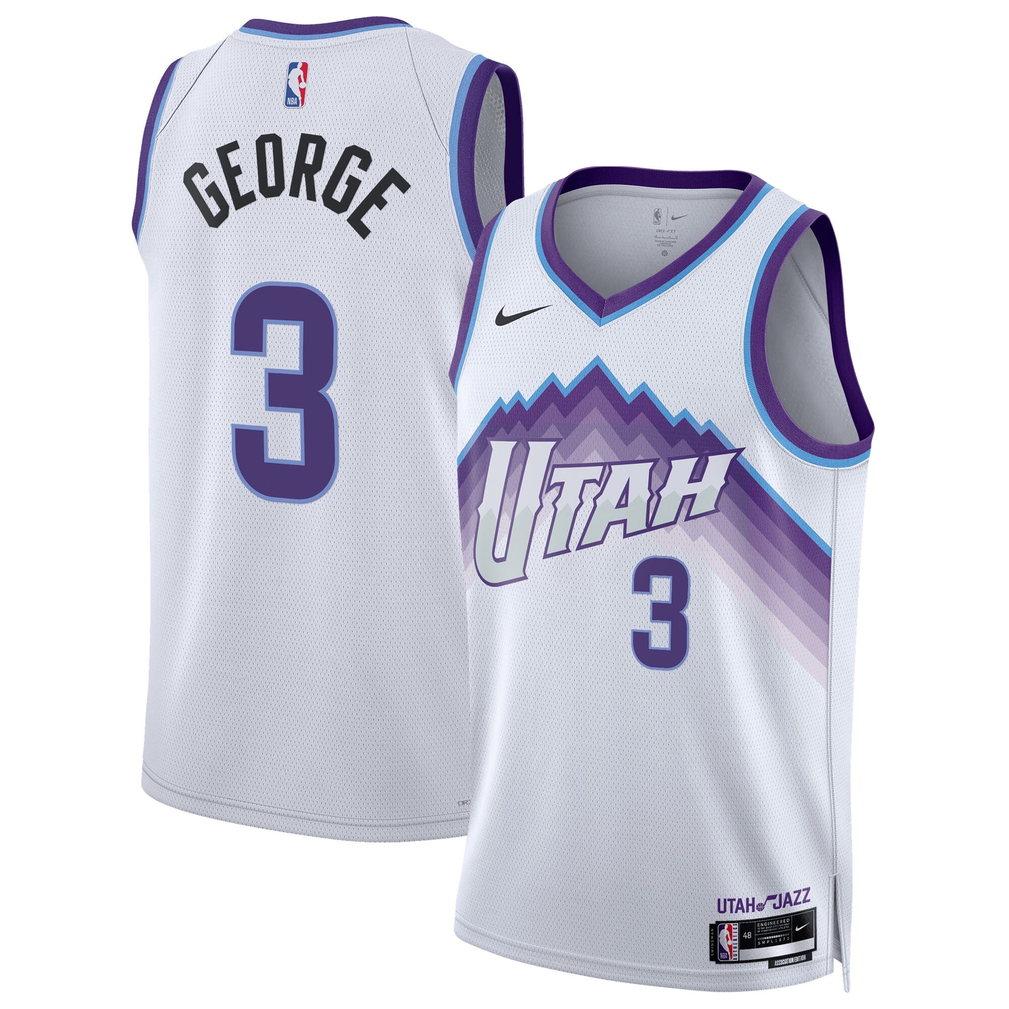 Keyonte George Utah Jazz Unisex Swingman Jersey - Association Edition - White Basketball TJS0270