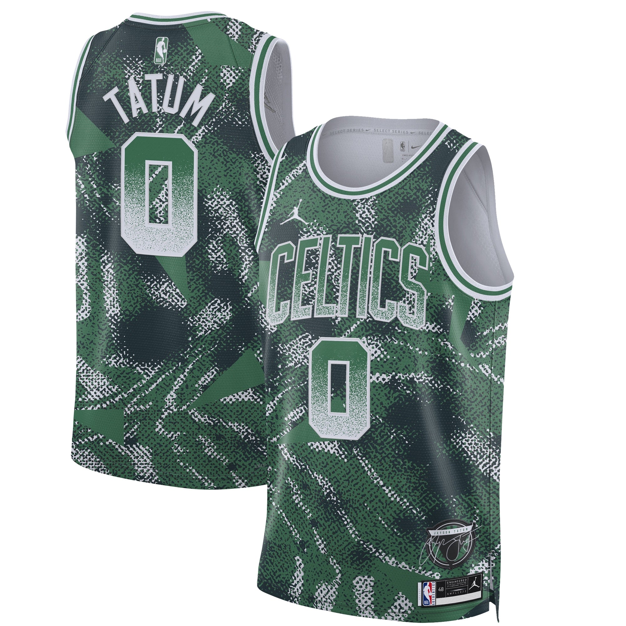 Jayson Tatum Boston Celtics Unisex 2025 Select Series Swingman Player Jersey - Green Basketball TJS0200
