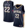 Derik Queen New Orleans Pelicans Unisex Swingman Jersey - Icon Edition - Navy Basketball TJS0152