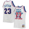 Michael Jordan Eastern Conference M & N Hardwood Classics 1992 All-Star Game Jersey - White Basketball TJS0199