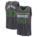 Minnesota Timberwolves Fast Break Custom Jersey - Icon Edition - Anthracite Basketball TJS0279