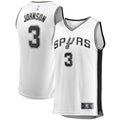Keldon Johnson San Antonio Spurs Fast Break Association Jersey - White Basketball TJS0204
