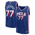 VJ Edgecombe Philadelphia 76ers Fast Break Jersey - Royal - Icon Edition Basketball TJS0128