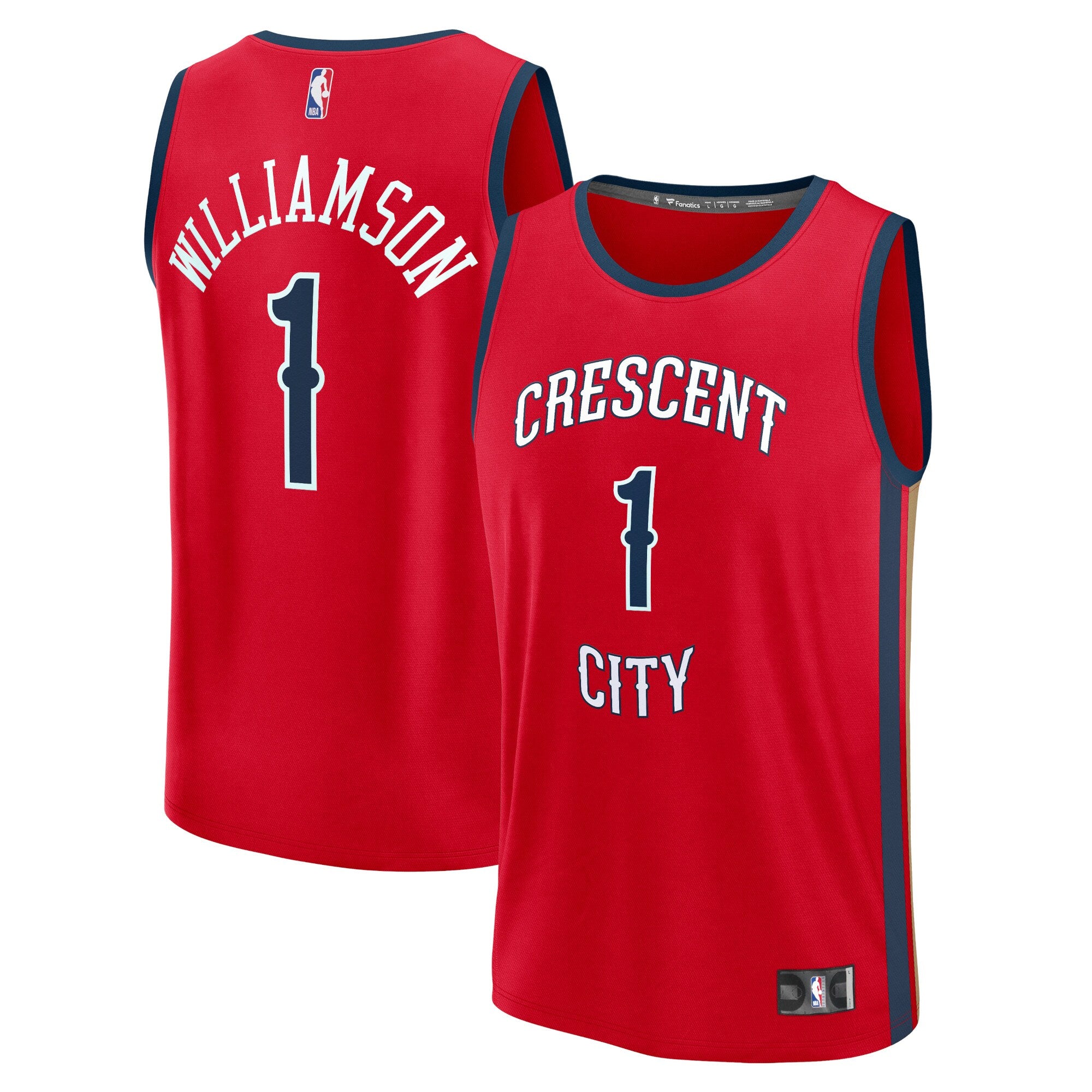 Zion Williamson New Orleans Pelicans Fast Break Replica Jersey - Statement Edition - Red Basketball TJS0286