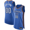 Oklahoma City Thunder Custom Jersey Blue - Icon Edition Basketball TJS0127