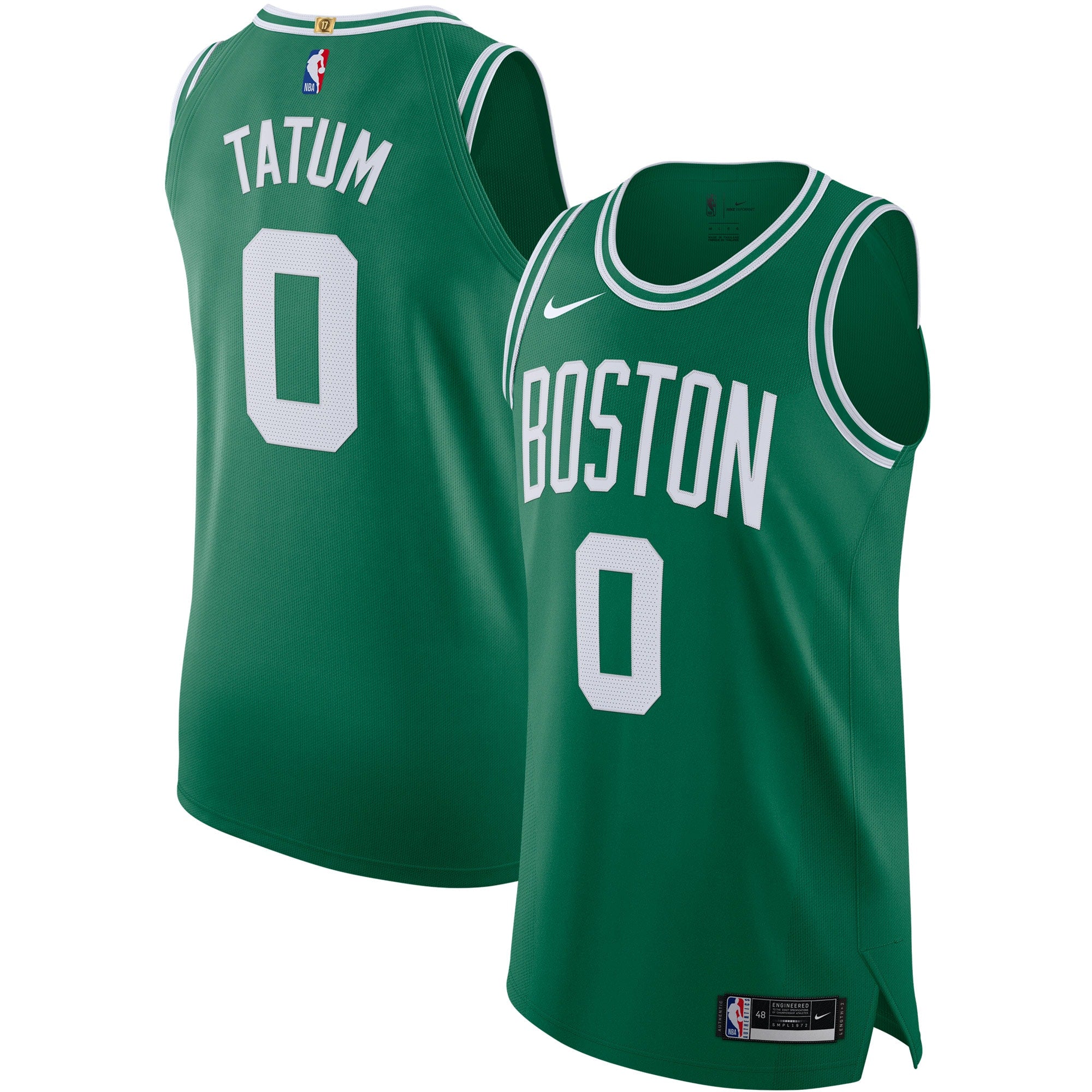 Jayson Tatum Boston Celtics Jersey - Icon Edition - Kelly Green Basketball TJS0105