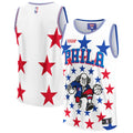 Philadelphia 76ers & KidSuper Studios by Unisex Hometown Jersey - White Basketball TJS0032