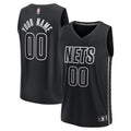 Brooklyn Nets Custom Fast Break Jersey - Statement Edition - Black Basketball TJS0065