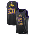 LeBron James Los Angeles Lakers Unisex 2025/26 Swingman Jersey - Black - City Edition Basketball TJS0057