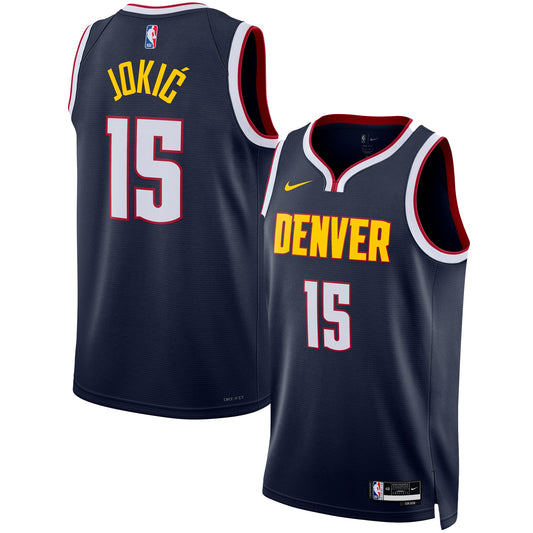 Nikola Jokic Denver Nuggets Unisex Swingman Jersey - Icon Edition - Navy Basketball TJS0041