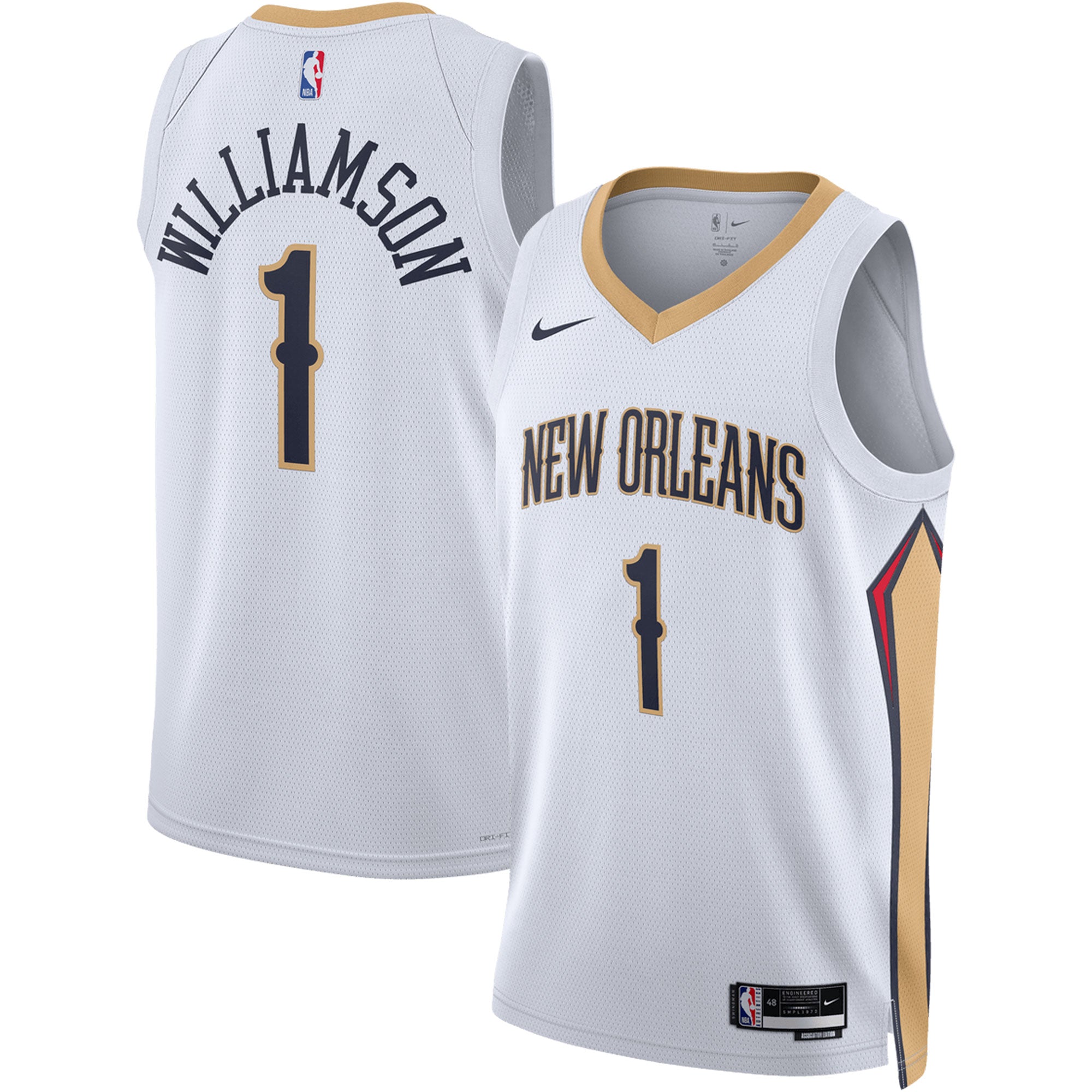 Zion Williamson New Orleans Pelicans Unisex Swingman Jersey - Association Edition - White Basketball TJS0175