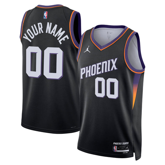 Phoenix Suns Jordan Brand Unisex Swingman Custom Jersey - Statement Edition - Black Basketball TJS0206