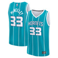 Liam McNeeley Charlotte Hornets Fast Break Replica Jersey - Teal - Icon Edition Basketball TJS0299