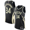 Giannis Antetokounmpo Milwaukee Bucks Jordan Brand Player Jersey - Statement Edition - Black Basketball TJS0171