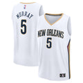 Dejounte Murray New Orleans Pelicans Fast Break Replica Player Jersey - Association Edition - White Basketball TJS0226