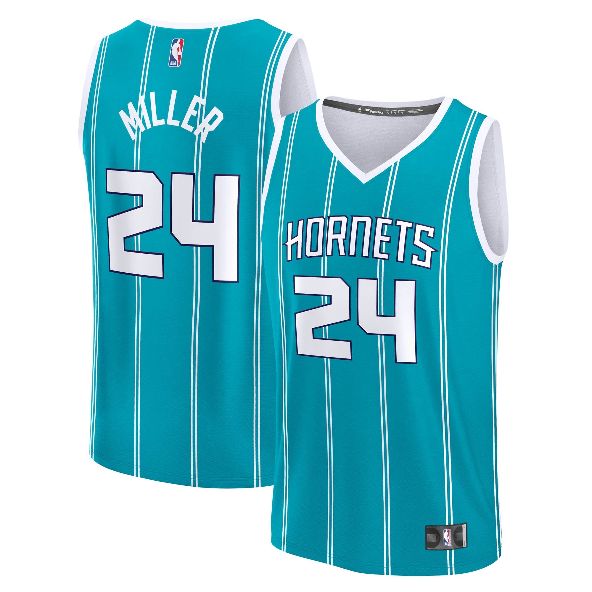 Brandon Miller Charlotte Hornets Fast Break Replica Jersey - Icon Edition - Teal Basketball TJS0159
