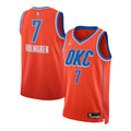 Chet Holmgren Oklahoma City Thunder Jordan Brand Unisex Swingman Jersey - Statement Edition - Orange Basketball TJS0155