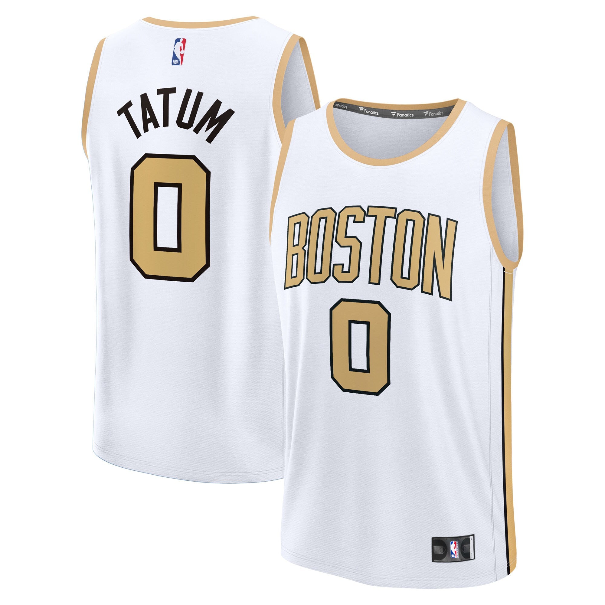 Jayson Tatum Boston Celtics 2025/26 City Edition Fast Break Jersey - White Basketball TJS0232