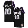 Mike Bibby Sacramento Kings M & N Hardwood Classics Swingman Jersey - Black Basketball TJS0498