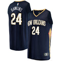 Jordan Hawkins New Orleans Pelicans Fast Break Replica Jersey - Icon Edition - Navy Basketball TJS0425